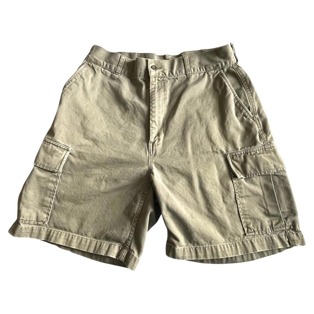 Polo By Ralph Lauren Shorts Mens 34 Green Cargo Relaxed Fit Casual Pockets